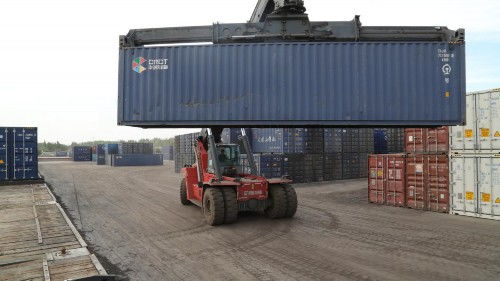 新疆南疆集拼集運貨運班列 暢通農副產品外運新通道